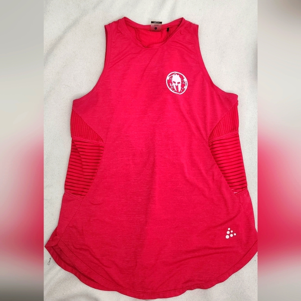Craft - Spartan Race Women's Vibrant Red Tank Top